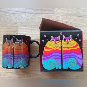 Laurel Burch Mug - Rainbow Cats